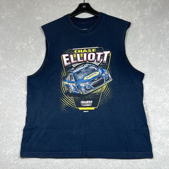 Chase Elliott 2000s Tank Top T Shirt Mens Size XL Muscle NASCAR #24 Racing - Picture 1 of 9